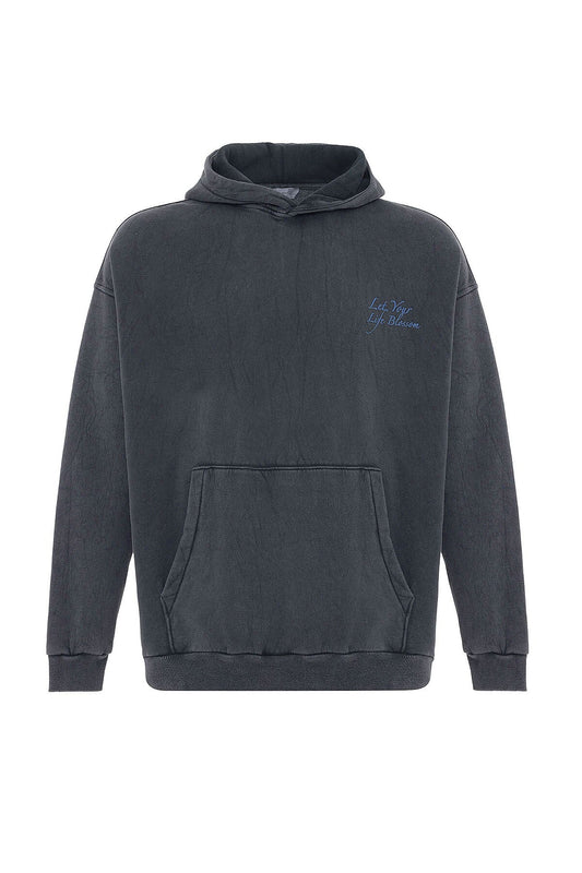 Oversized Sweatshirt with Detailed Print