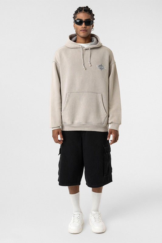 Oversized Sweatshirt with Back Print (Machine Washable)