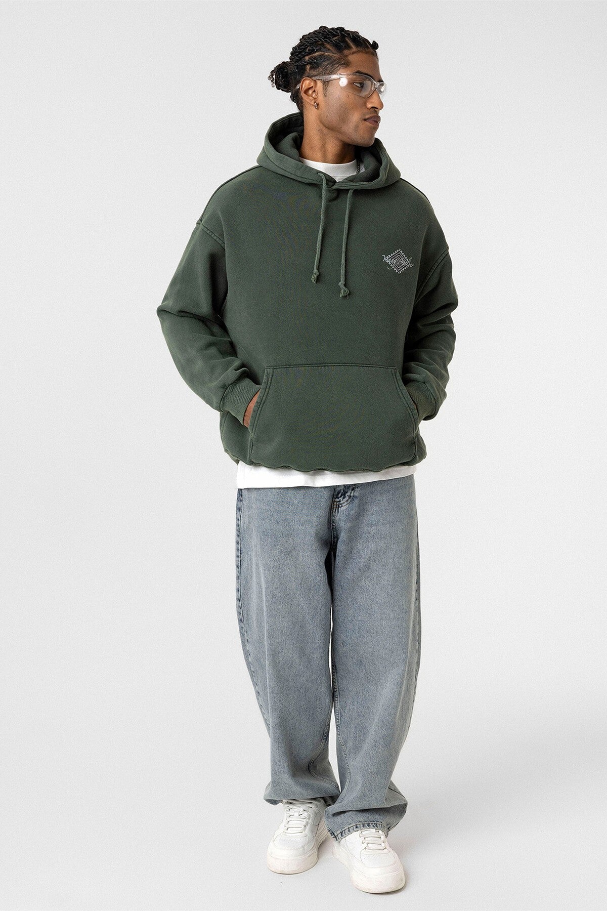 Oversized Sweatshirt with Back Print (Machine Washable)