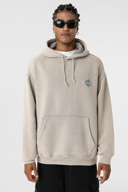 Oversized Sweatshirt with Back Print (Machine Washable)