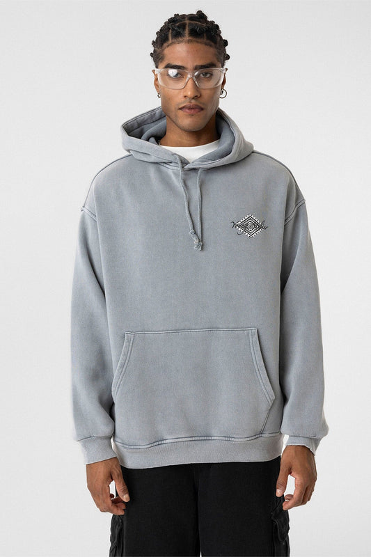 Oversized Sweatshirt with Back Print (Machine Washable)