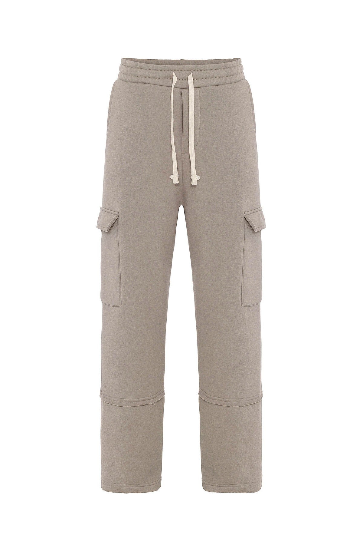 Basic Baggy Sweatpants with Cargo Pockets