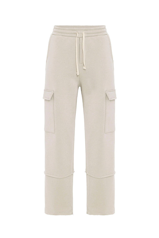 Basic Baggy Sweatpants with Cargo Pockets