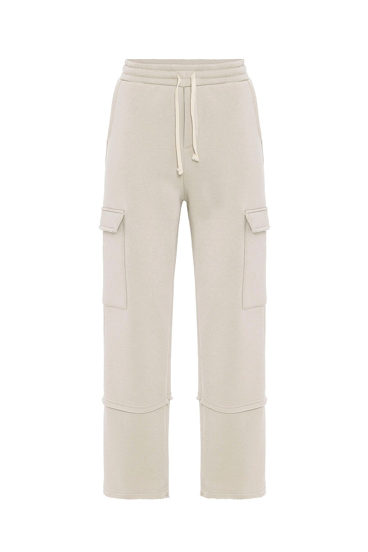 Basic Baggy Sweatpants with Cargo Pockets
