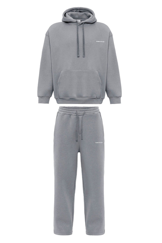 Young Atelier Printed Oversized Sweatsuit Set