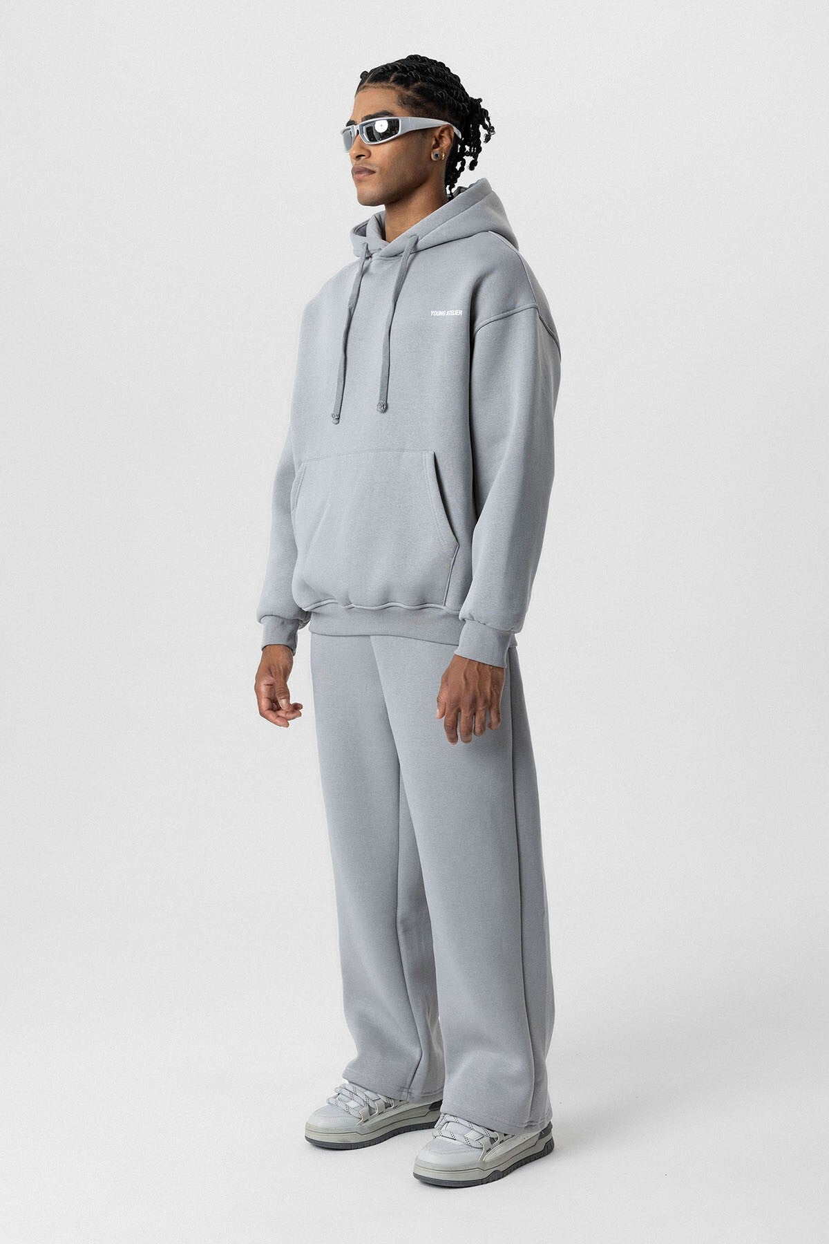 Young Atelier Printed Oversized Sweatsuit Set