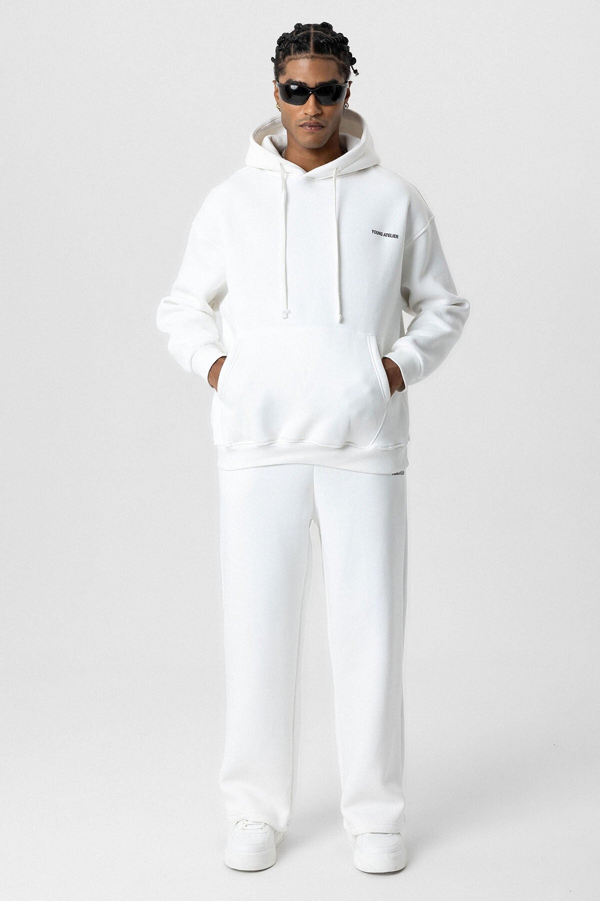 Young Atelier Printed Oversized Sweatsuit Set