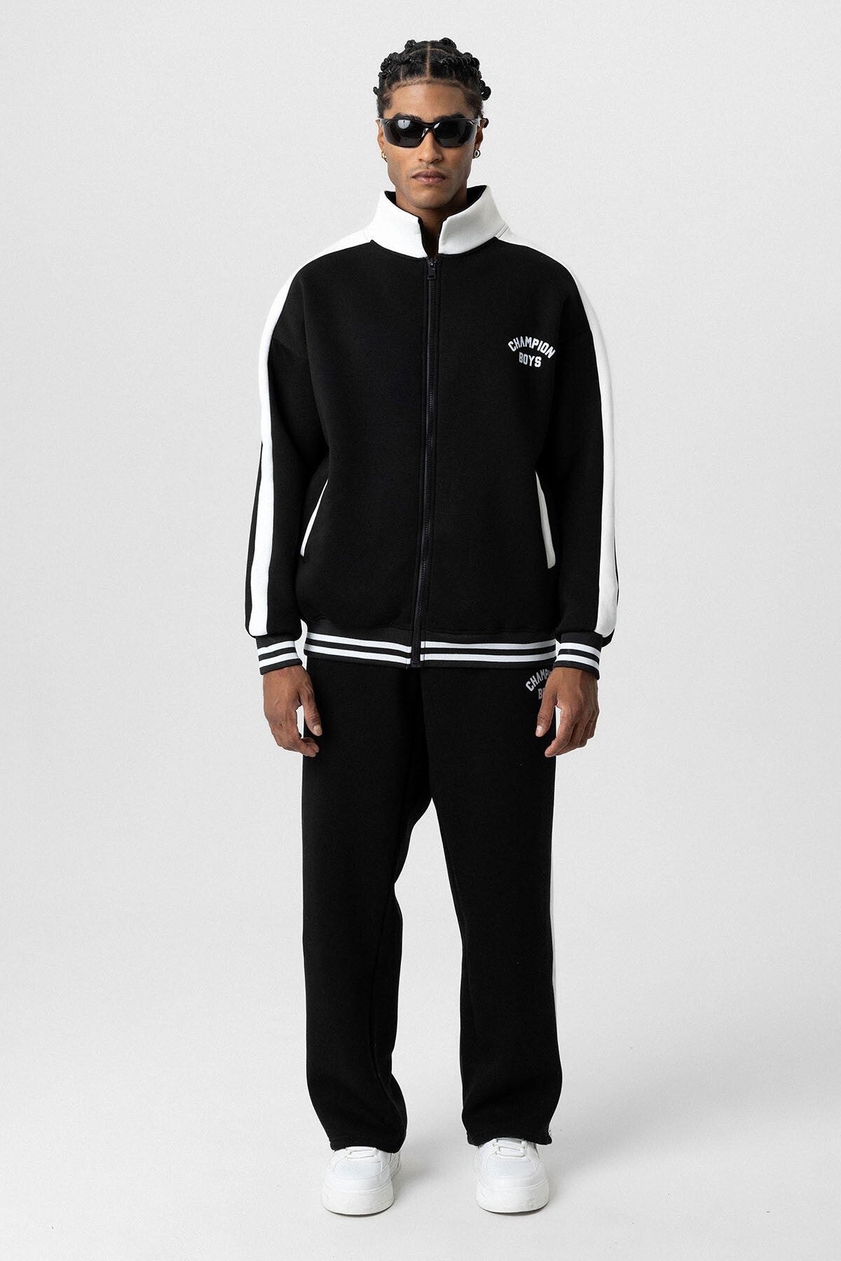 Printed Oversized Sweatsuit Set