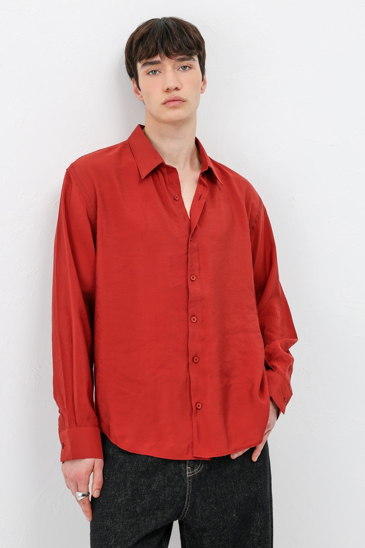 Oversized Modal Shirt