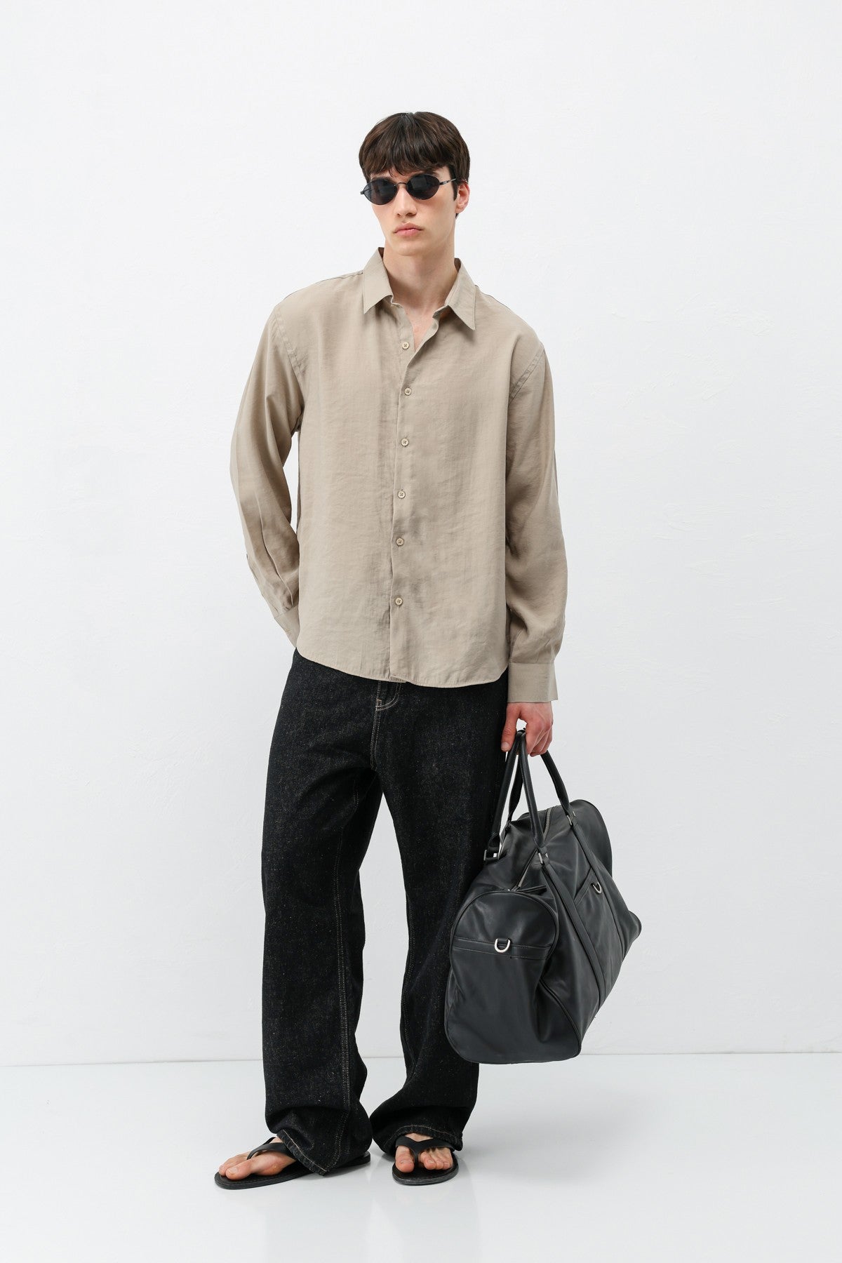 Oversized Modal Shirt