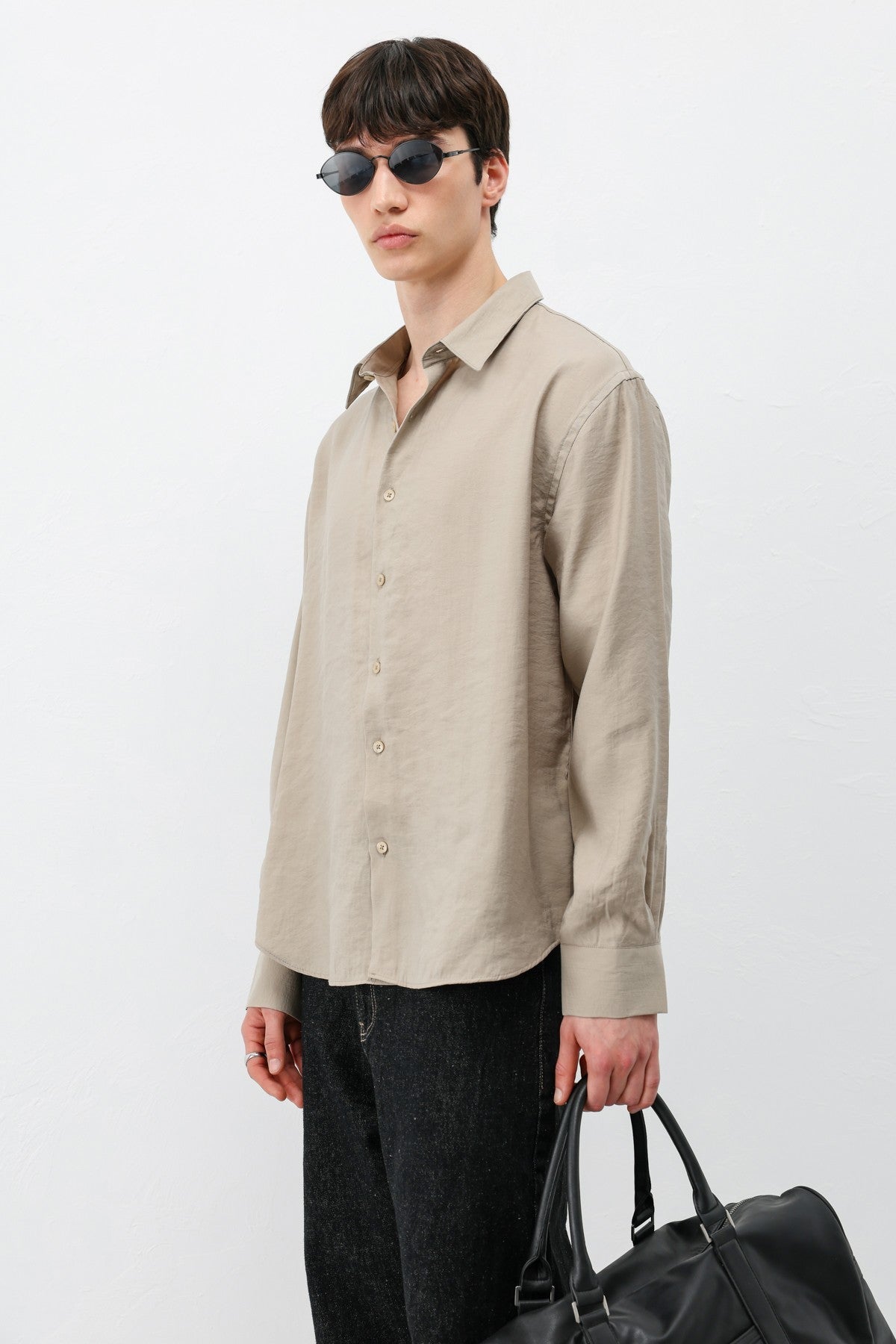 Oversized Modal Shirt