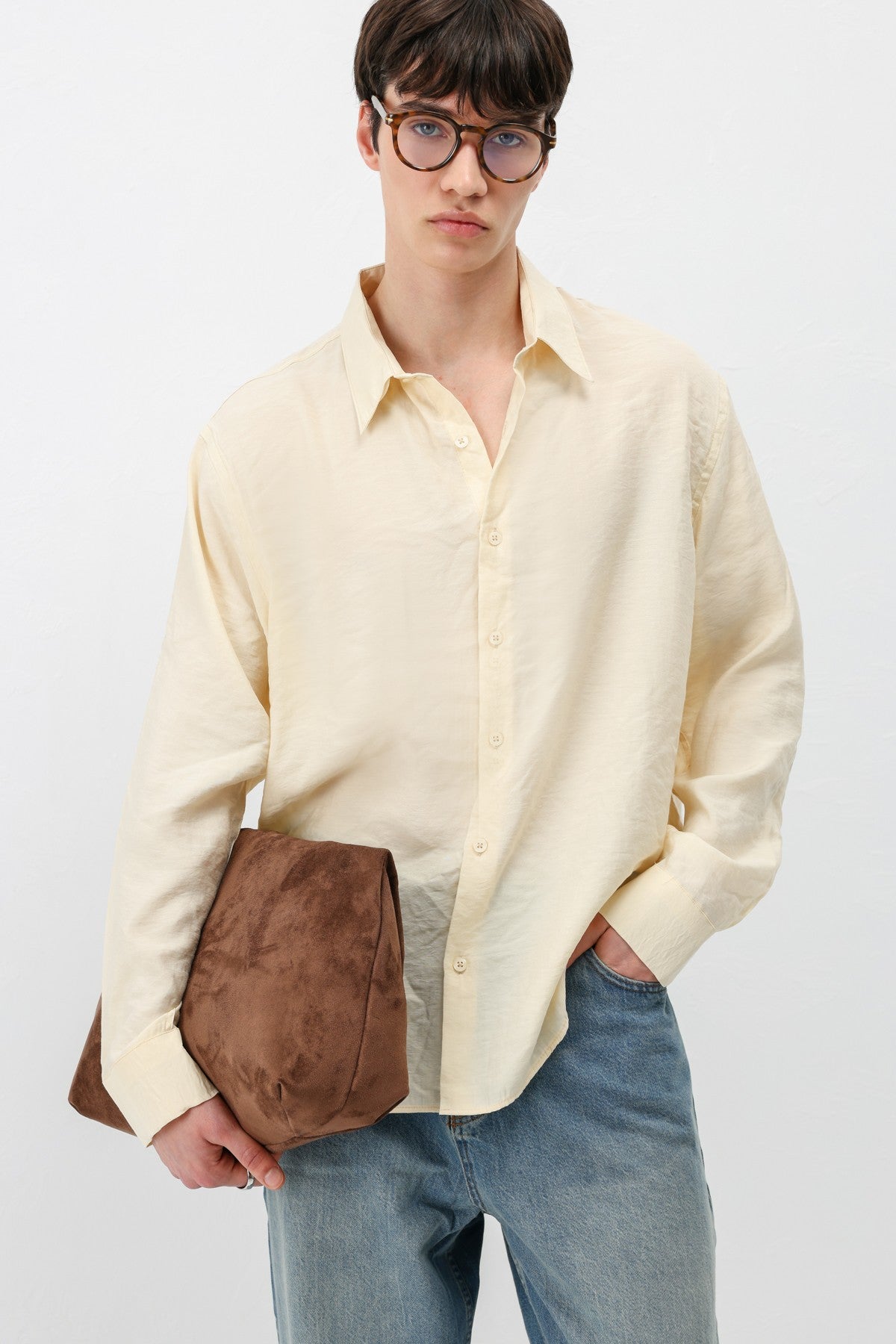 Oversized Modal Shirt