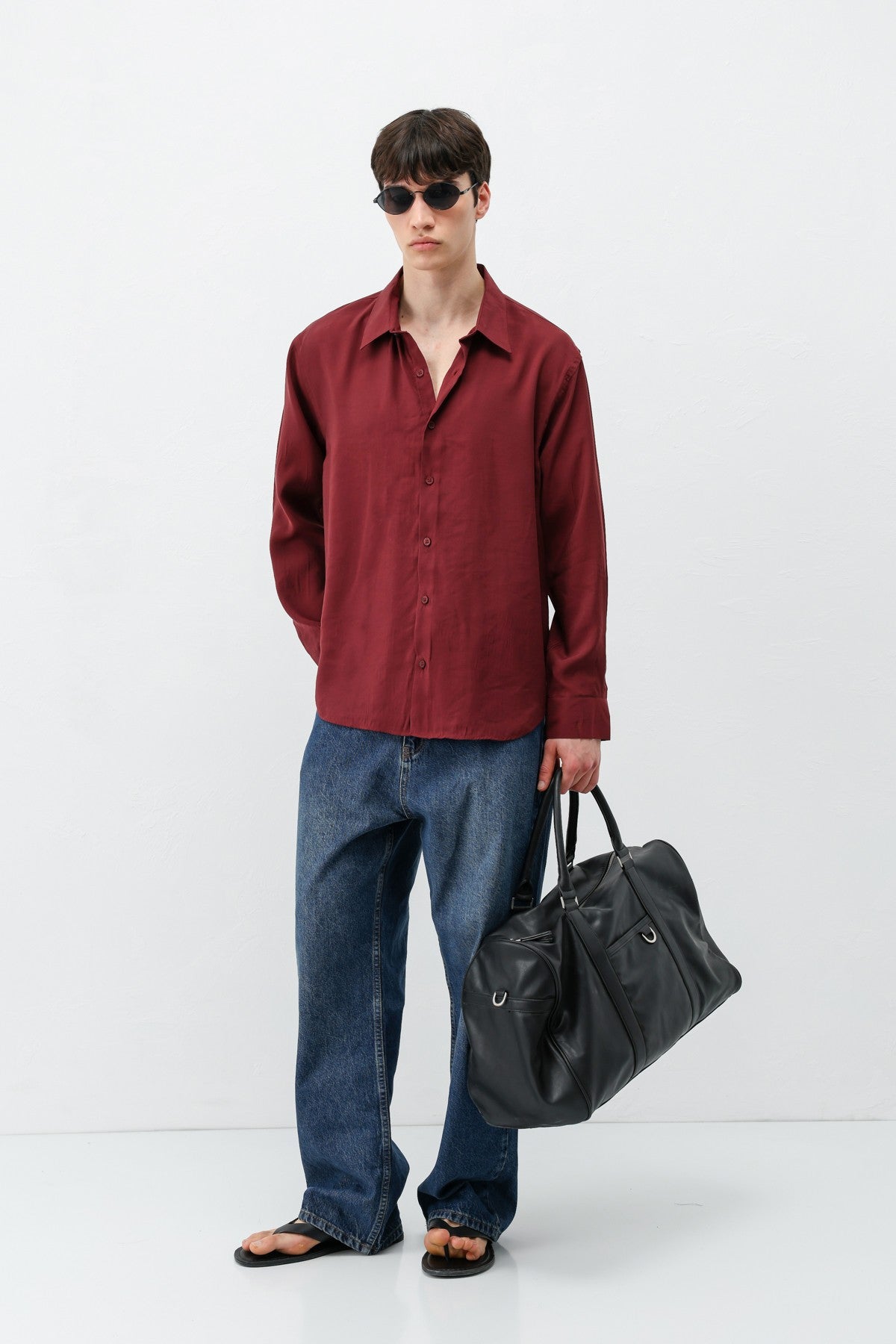 Oversized Modal Shirt