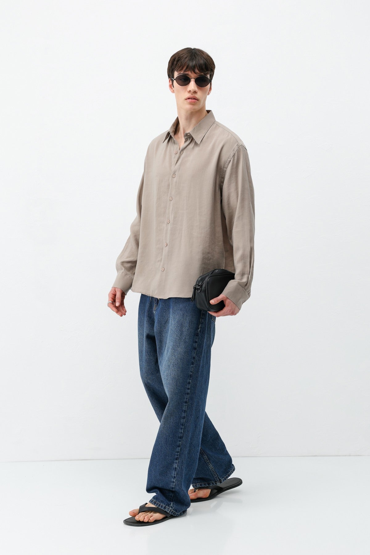 Oversized Modal Shirt
