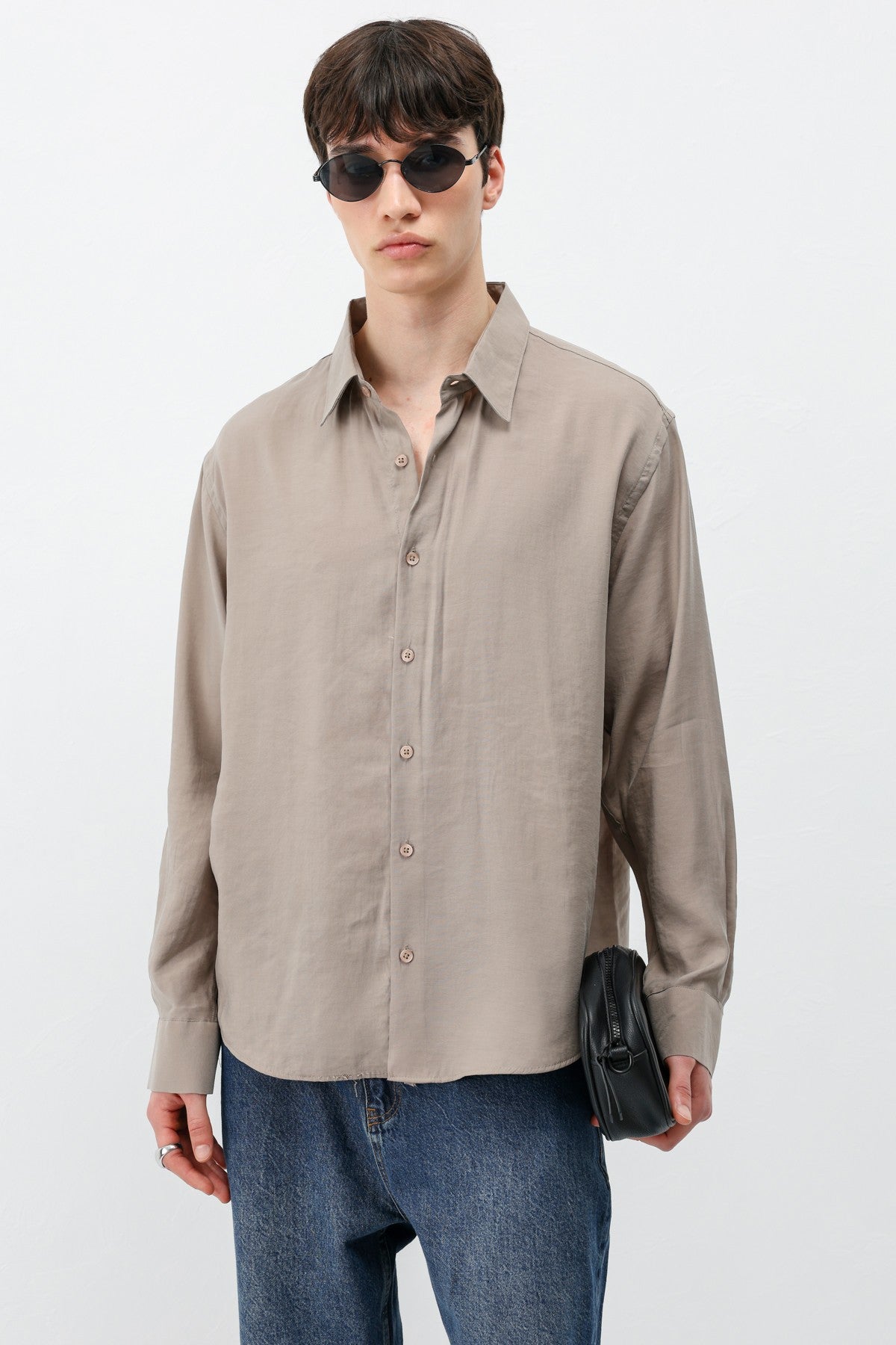 Oversized Modal Shirt