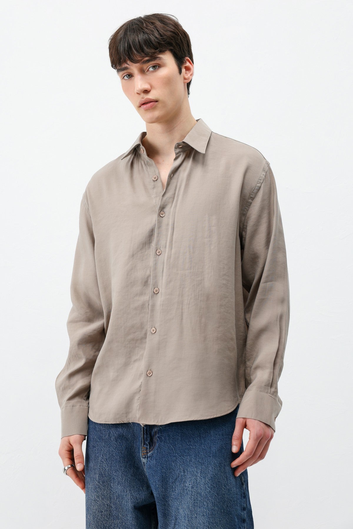 Oversized Modal Shirt