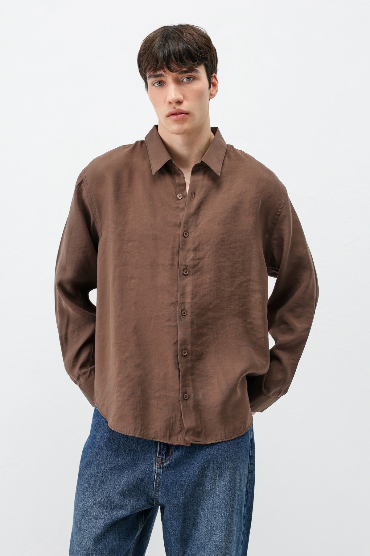 Oversized Modal Shirt