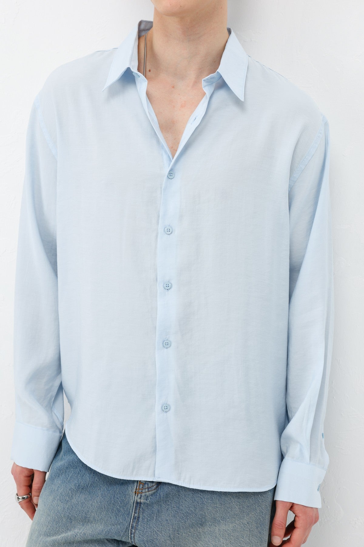 Oversized Modal Shirt