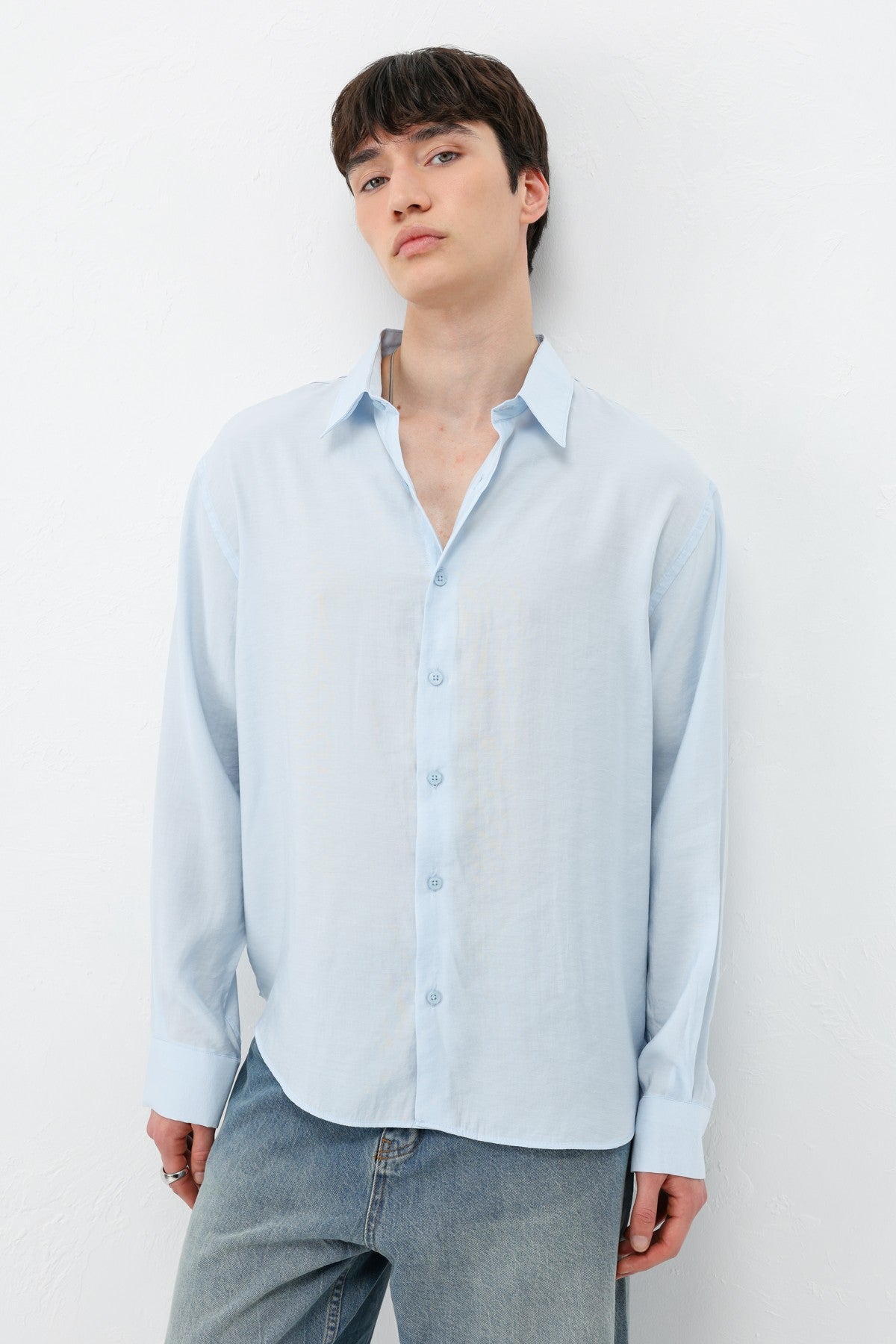 Oversized Modal Shirt