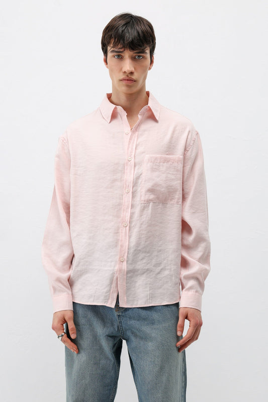Oversized Shirt with Pockets Made of Modal Fabric