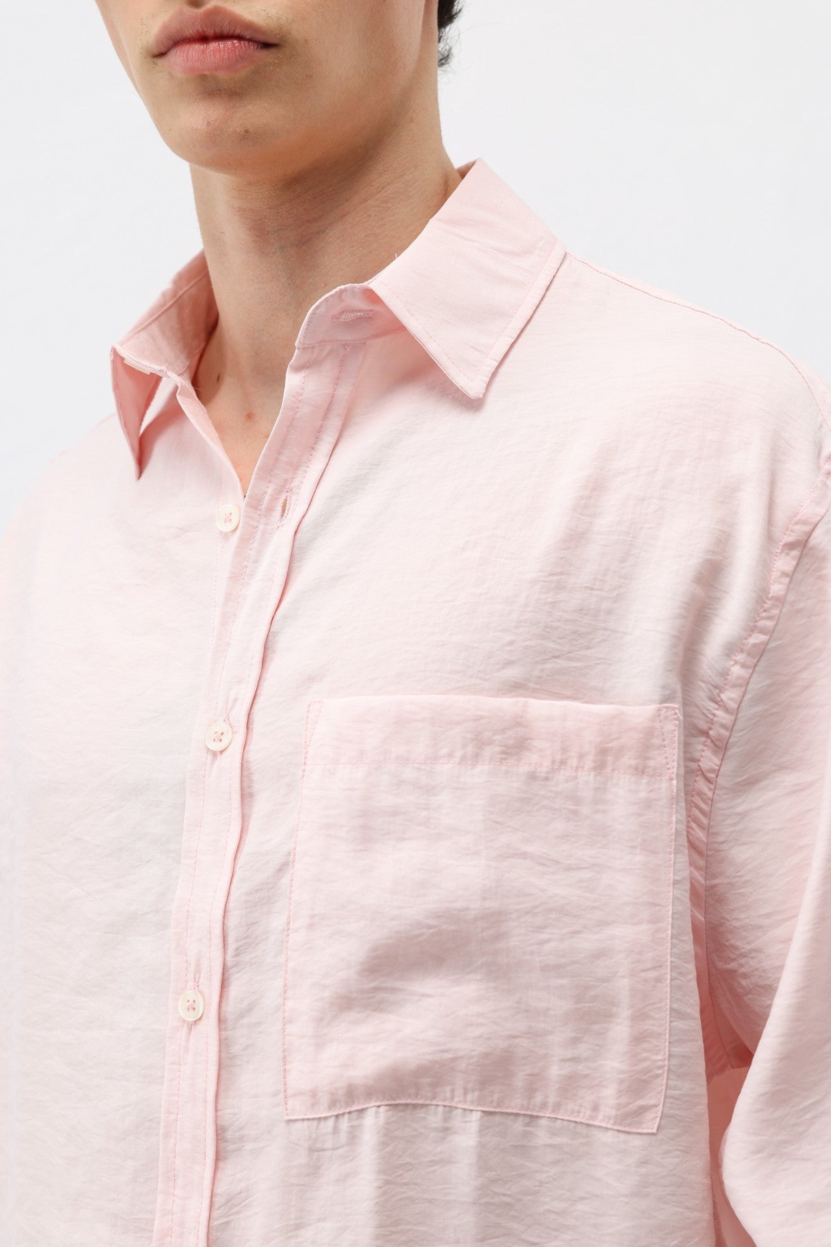 Oversized Shirt with Pockets Made of Modal Fabric
