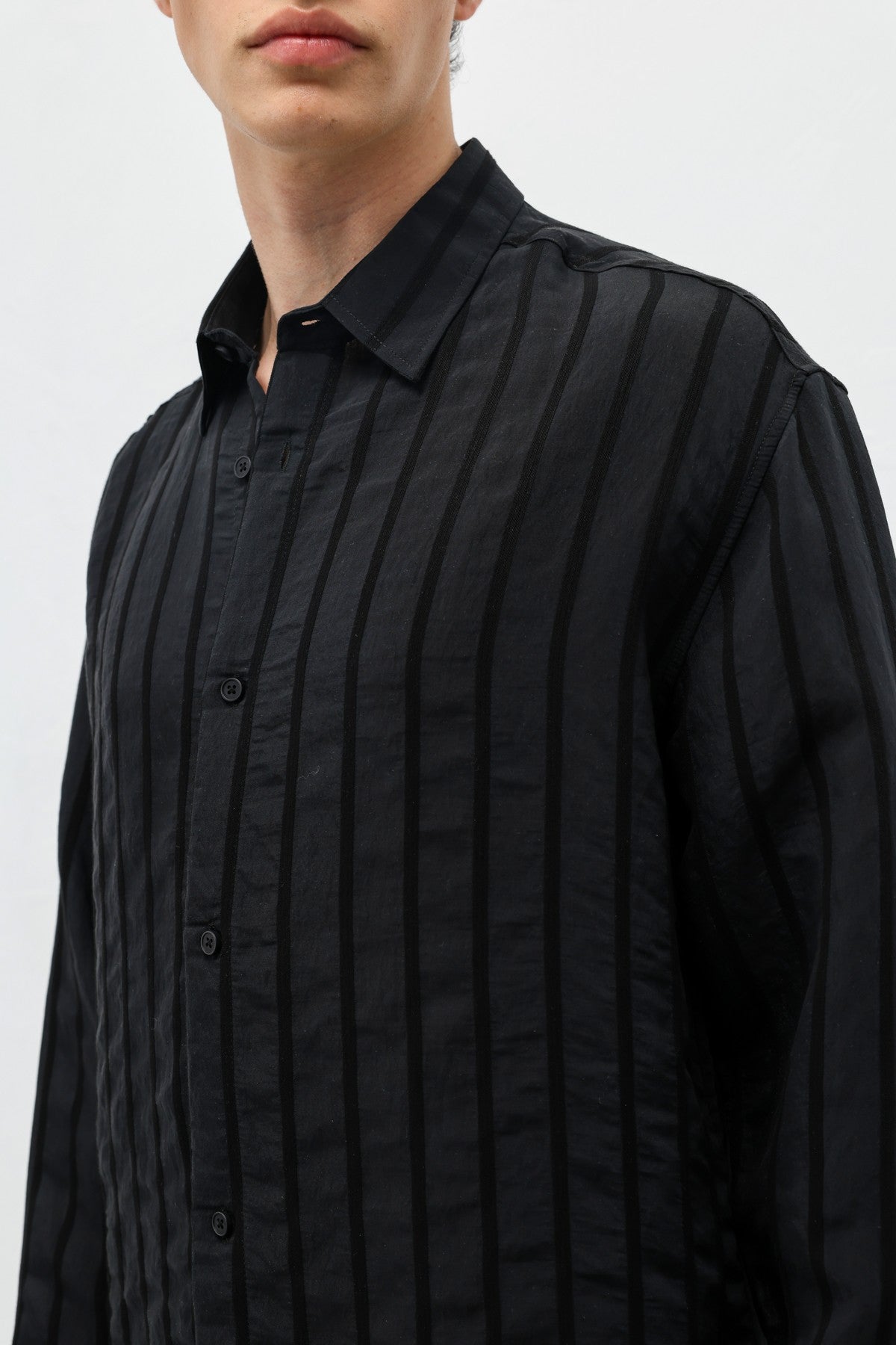 Oversized Striped Shirt