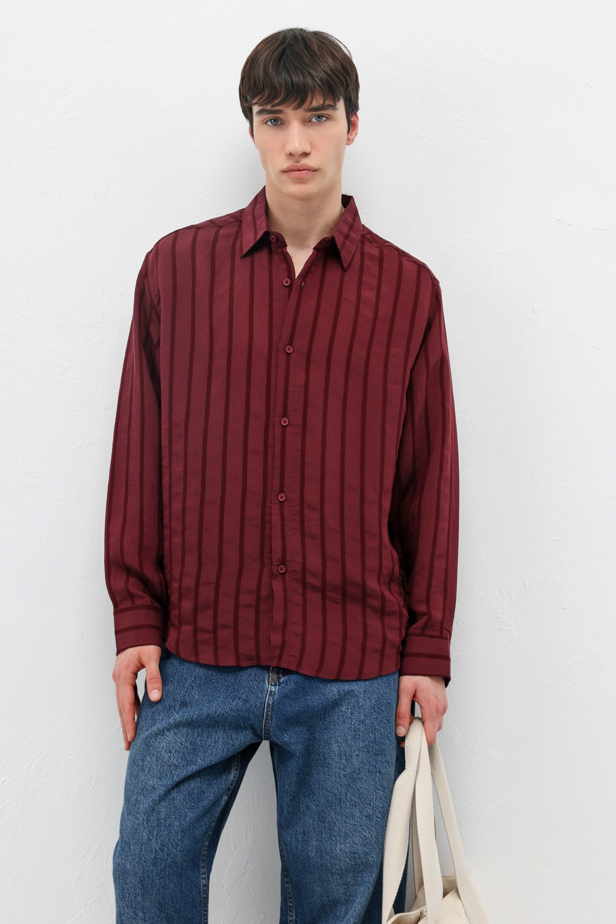 Oversized Striped Shirt