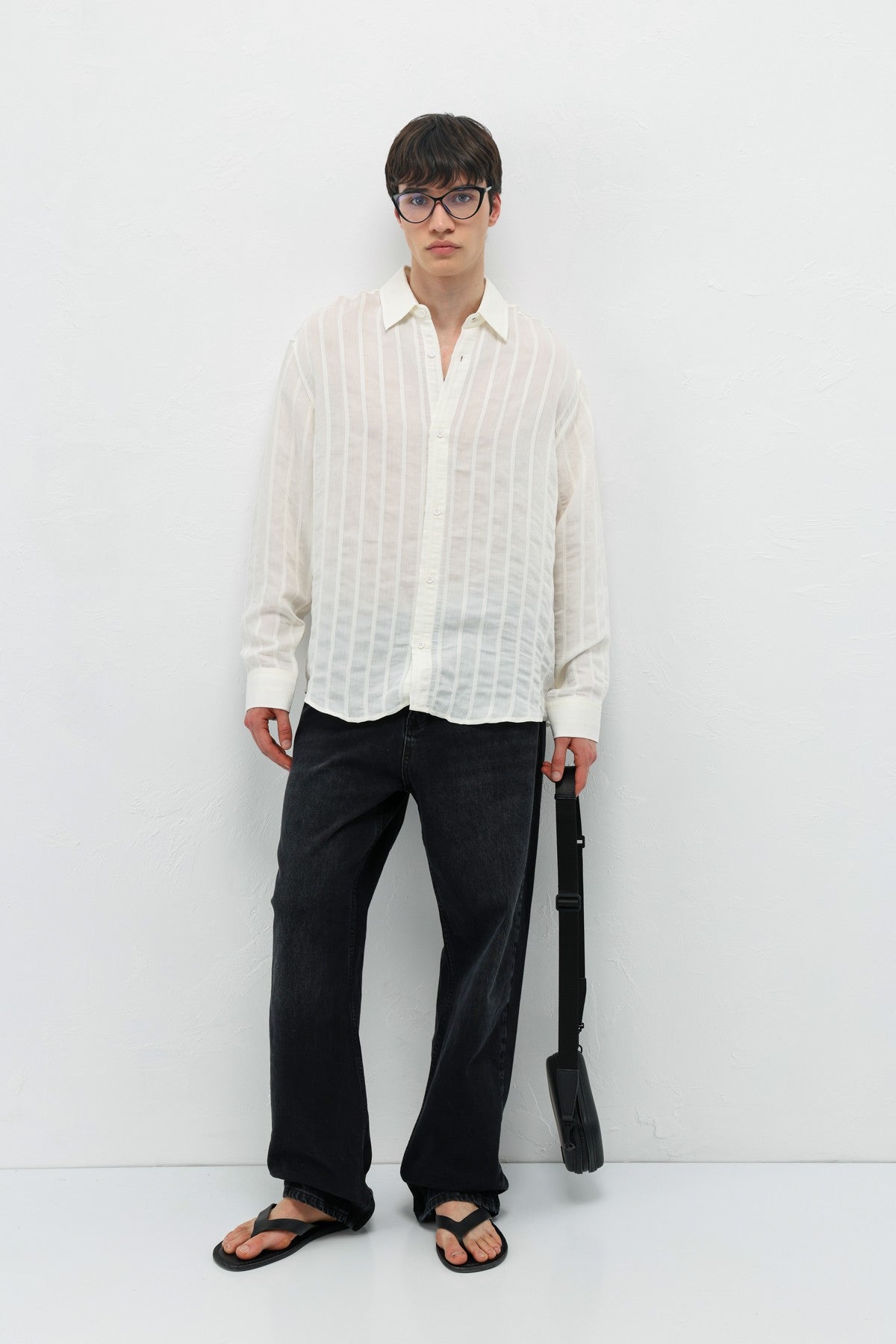 Oversized Striped Shirt