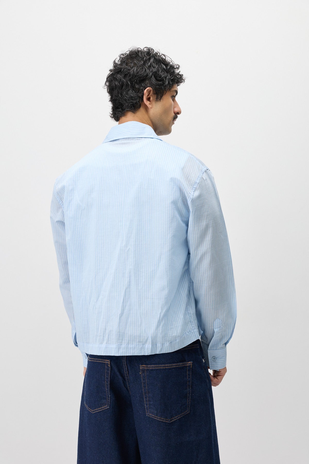 Long-Sleeved Boxyfit Shirt with Pockets