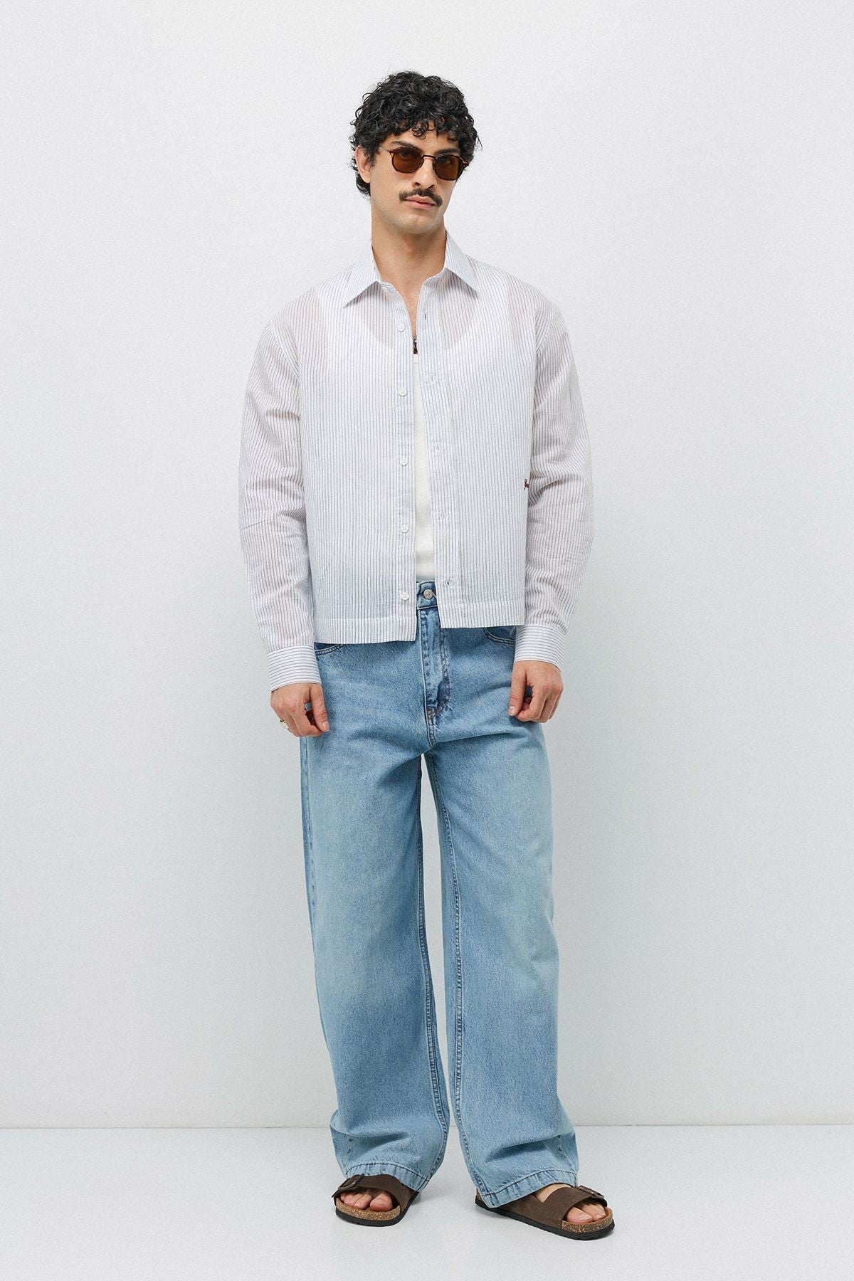 Boxy Fit Shirt with Detailed Design
