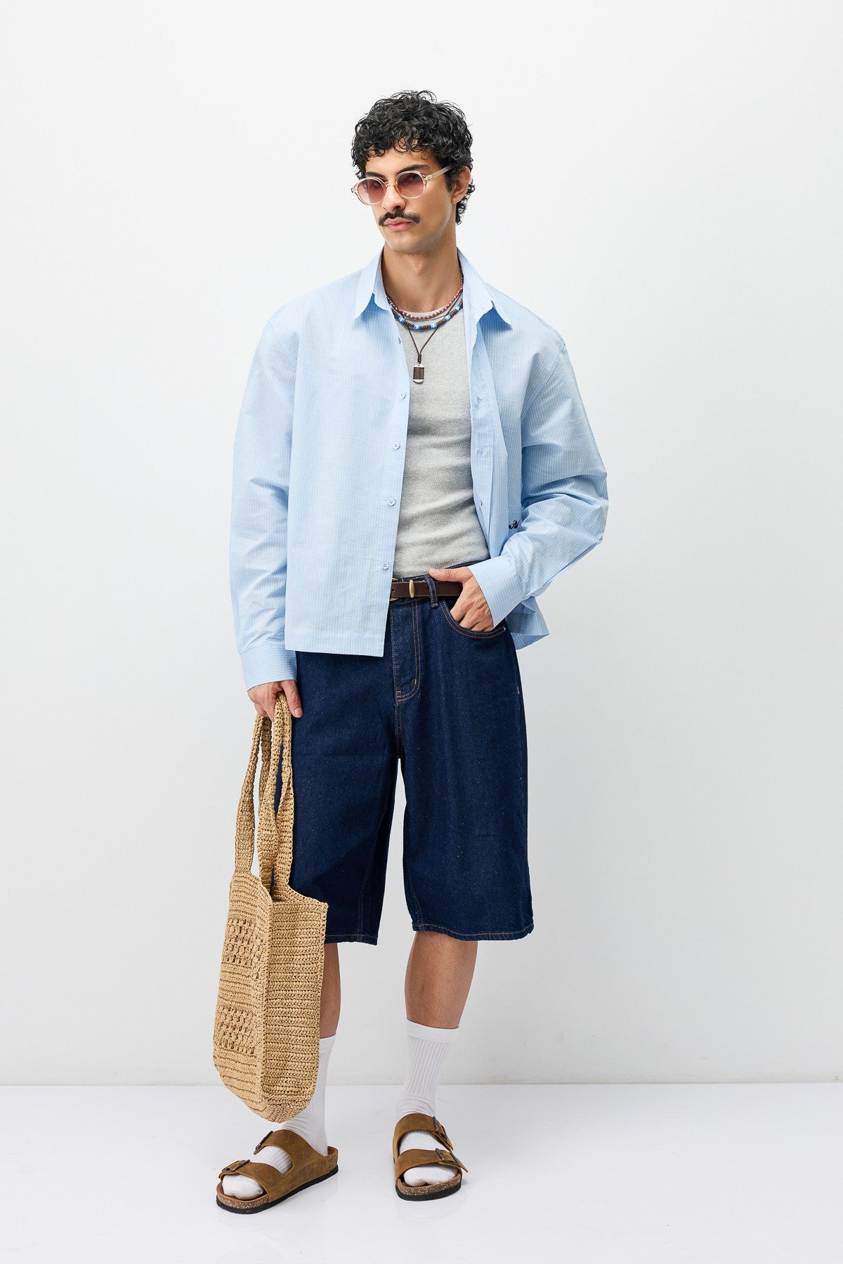 Boxy Fit Shirt with Detailed Design