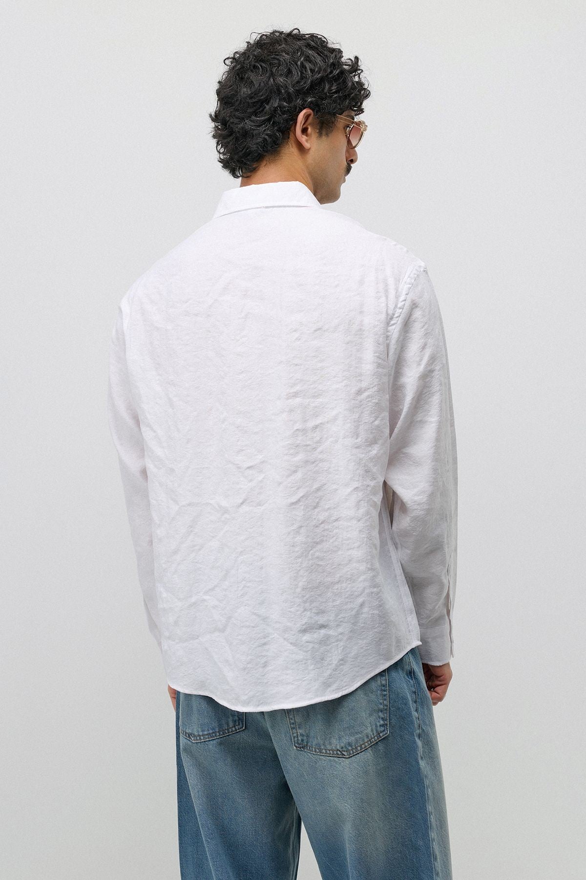 Flowy, Oversized Modal-Blend Shirt