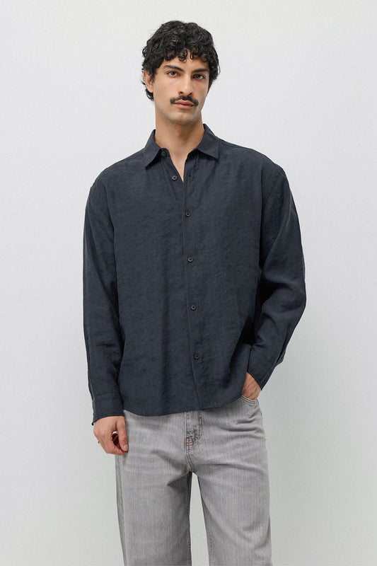 Flowy, Oversized Modal-Blend Shirt