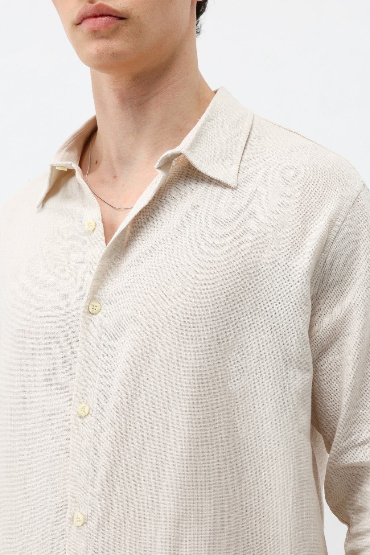 Basic Oversized Linen Shirt