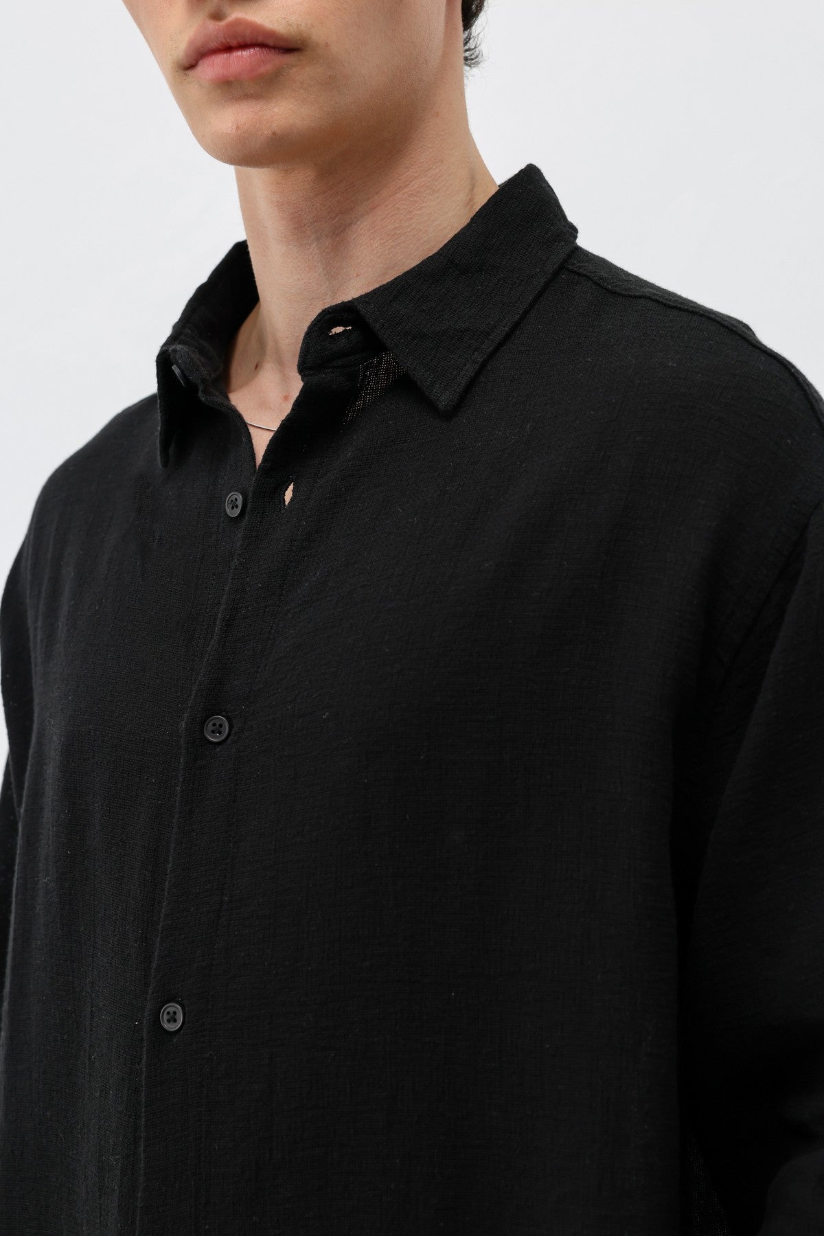 Basic Oversized Linen Shirt