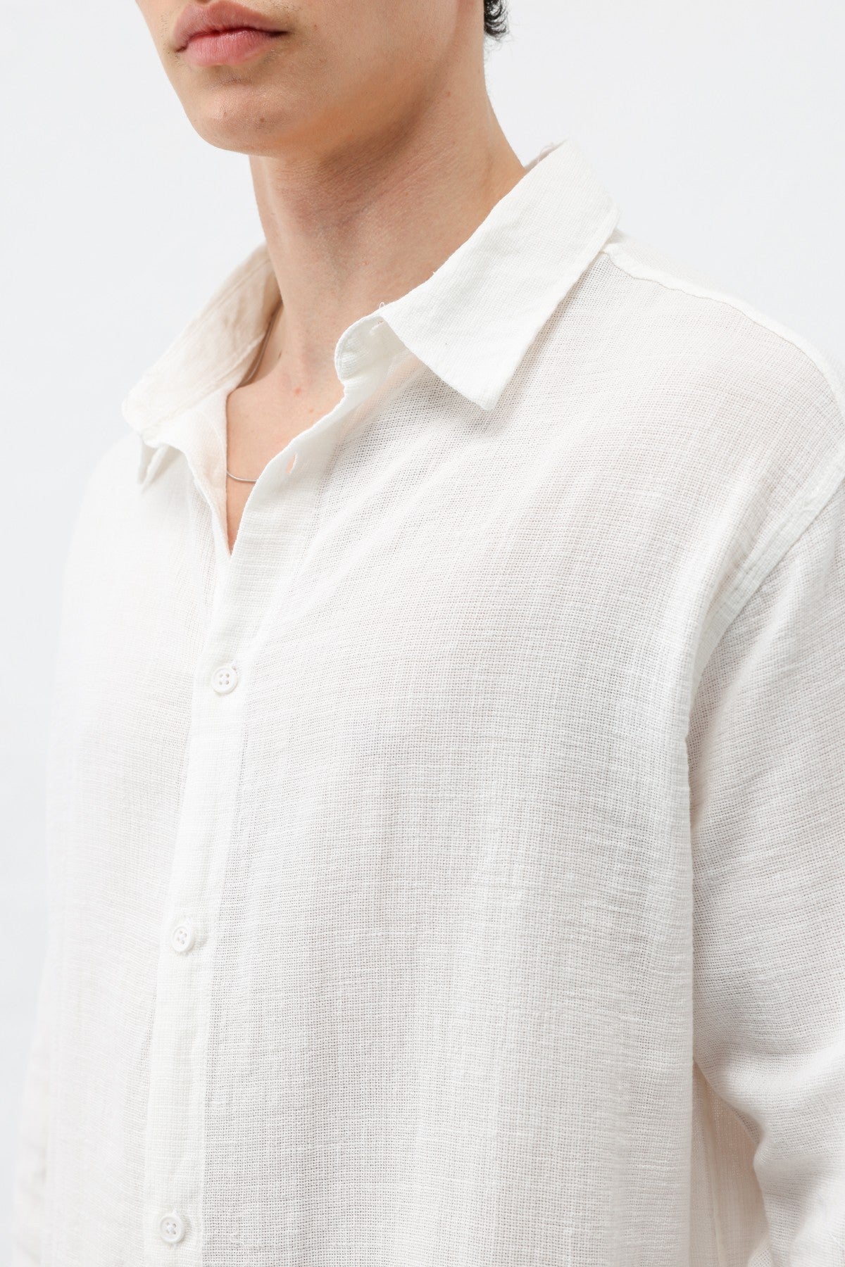 Basic Oversized Linen Shirt