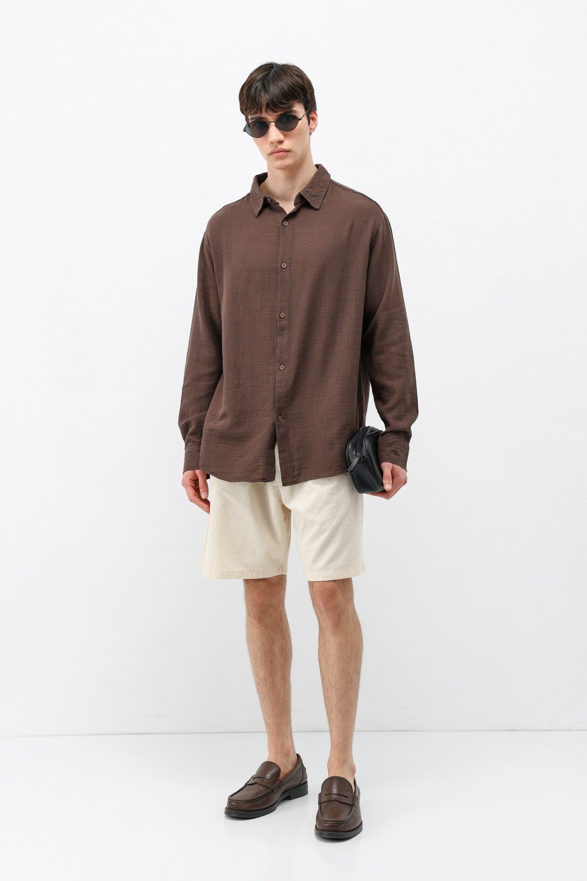 Basic Oversized Linen Shirt