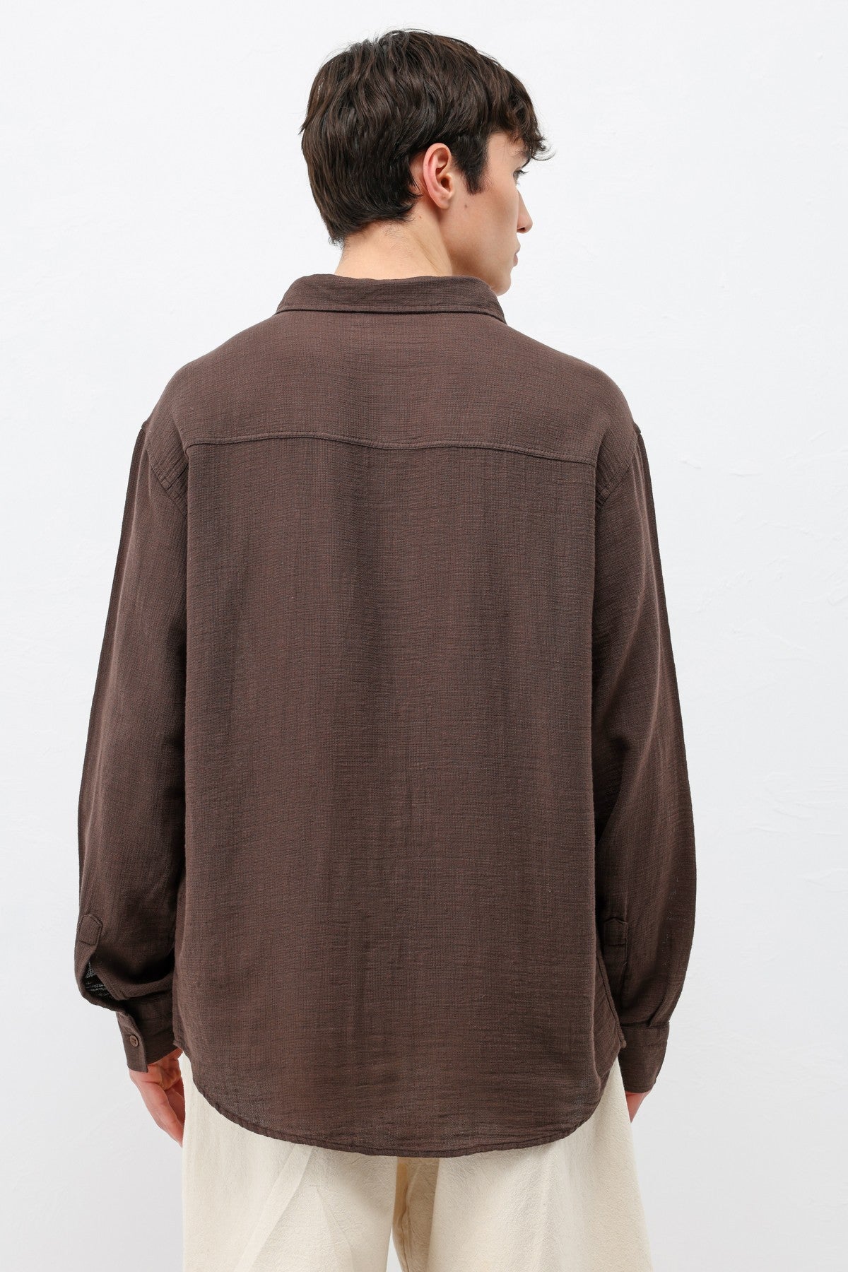 Basic Oversized Linen Shirt