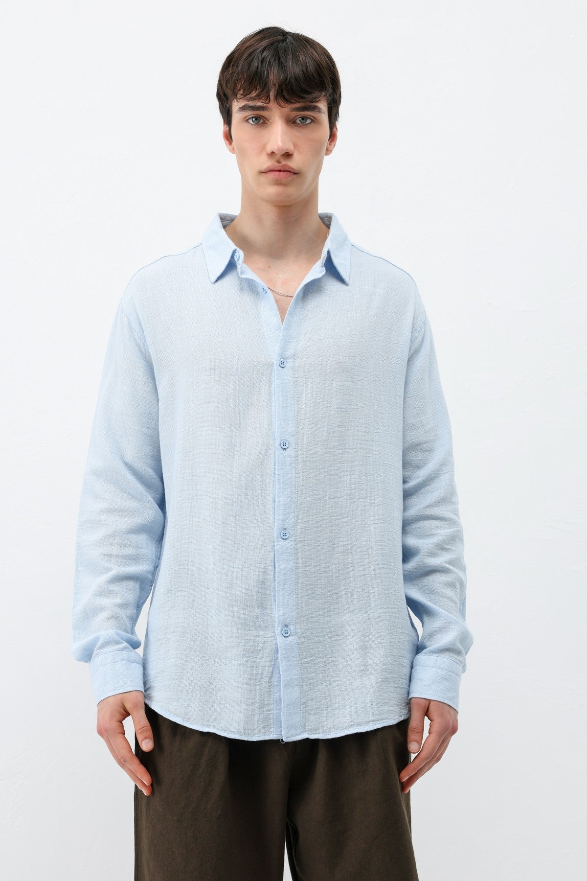 Basic Oversized Linen Shirt