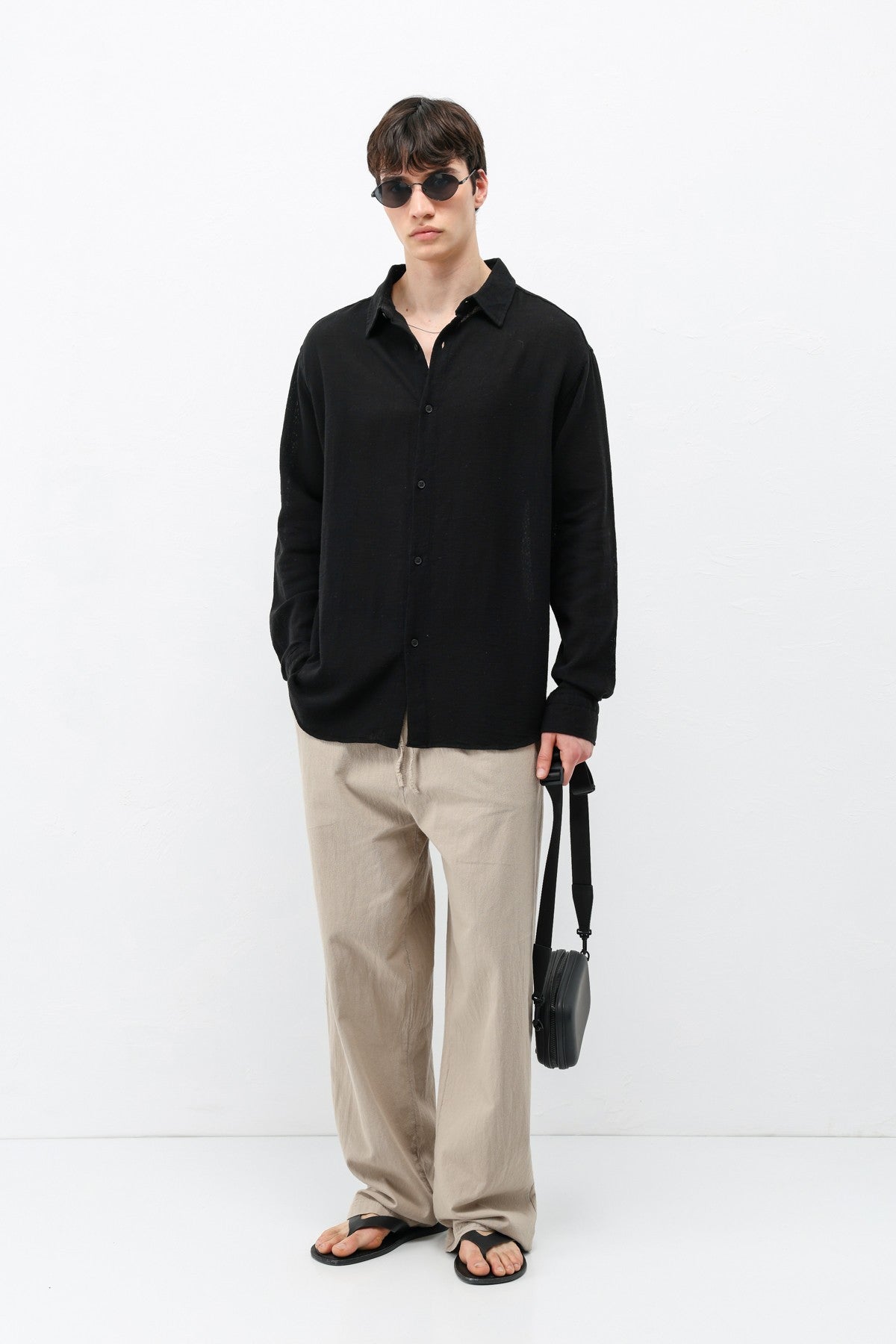 Basic Oversized Linen Shirt