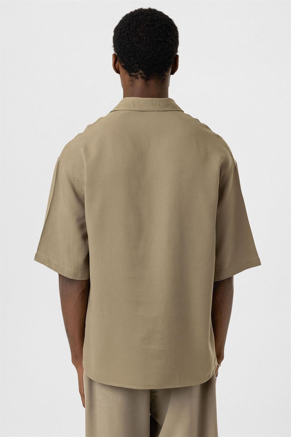 Oversized Lyocell Shirt