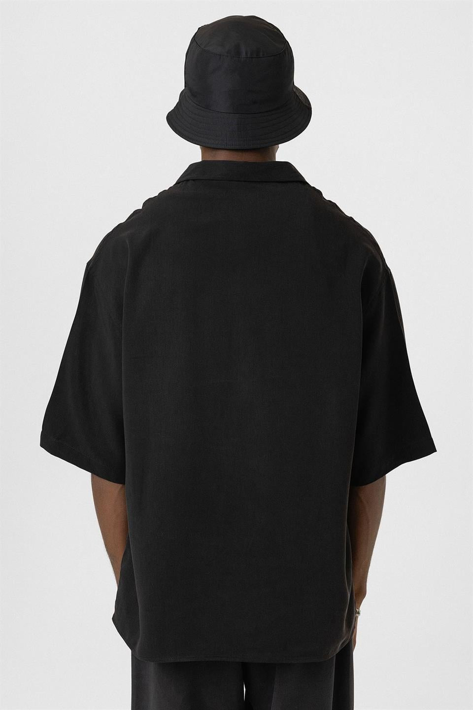 Oversized Lyocell Shirt
