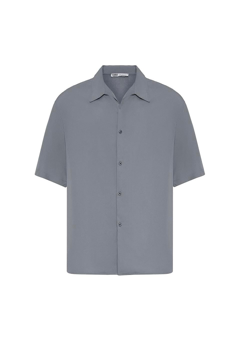 Oversized Lyocell Shirt