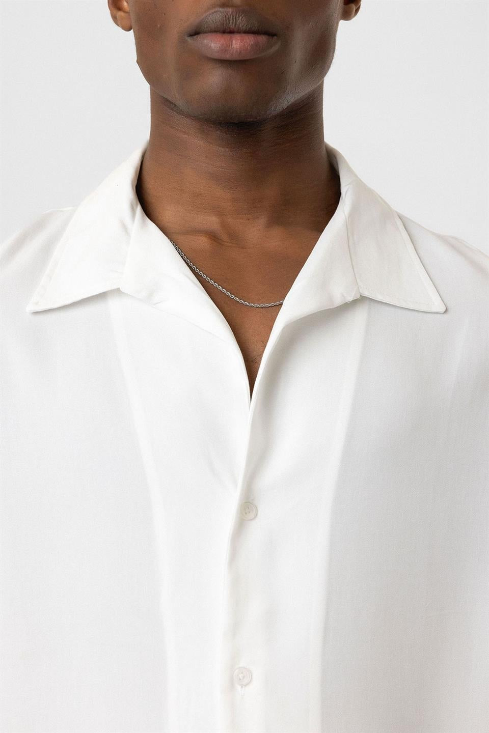 Oversized Lyocell Shirt