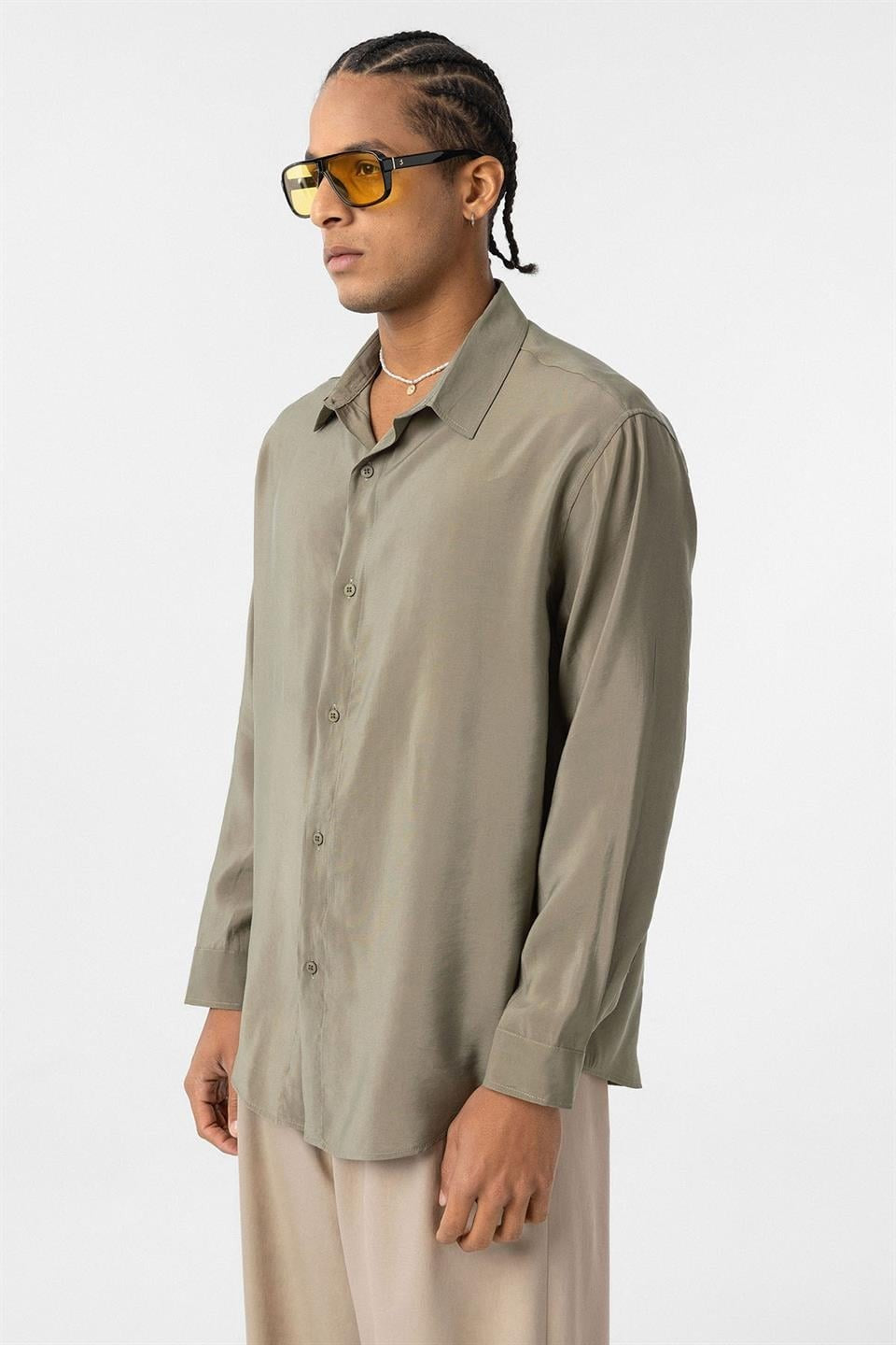 Oversized Modal Shirt