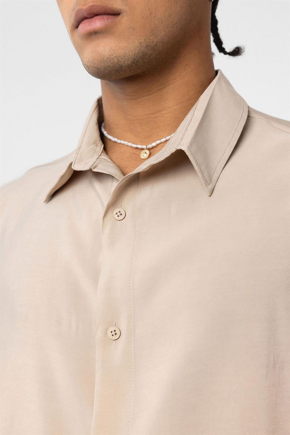 Oversized Modal Shirt