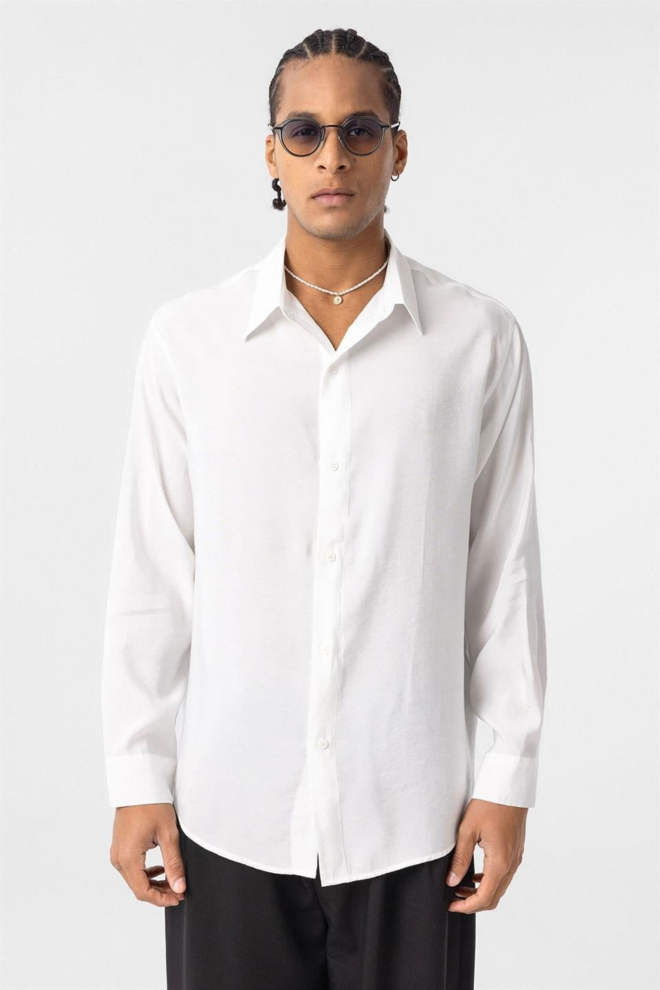 Oversized Modal Shirt