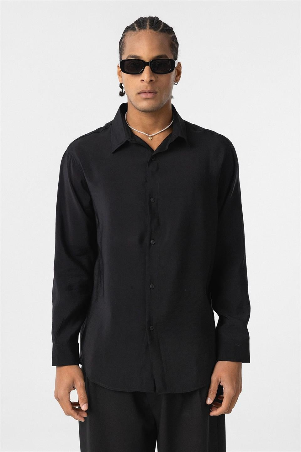 Oversized Modal Shirt