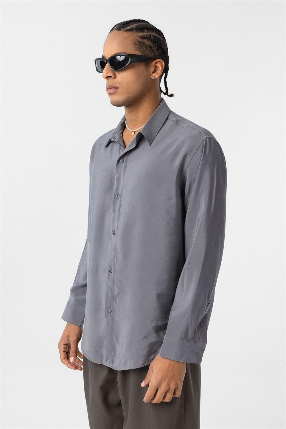 Oversized Modal Shirt