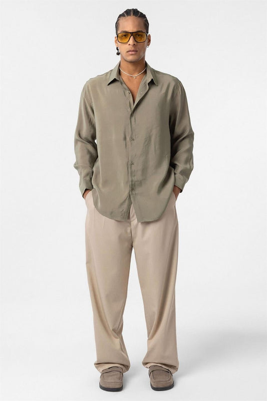 Oversized Modal Shirt